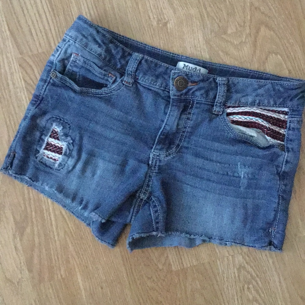 Mudd Girls Naturally Distressed Shorts Size 14
